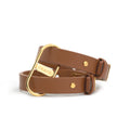 Icon – Brown/Gold Leather Bracelet & Handcuffs
