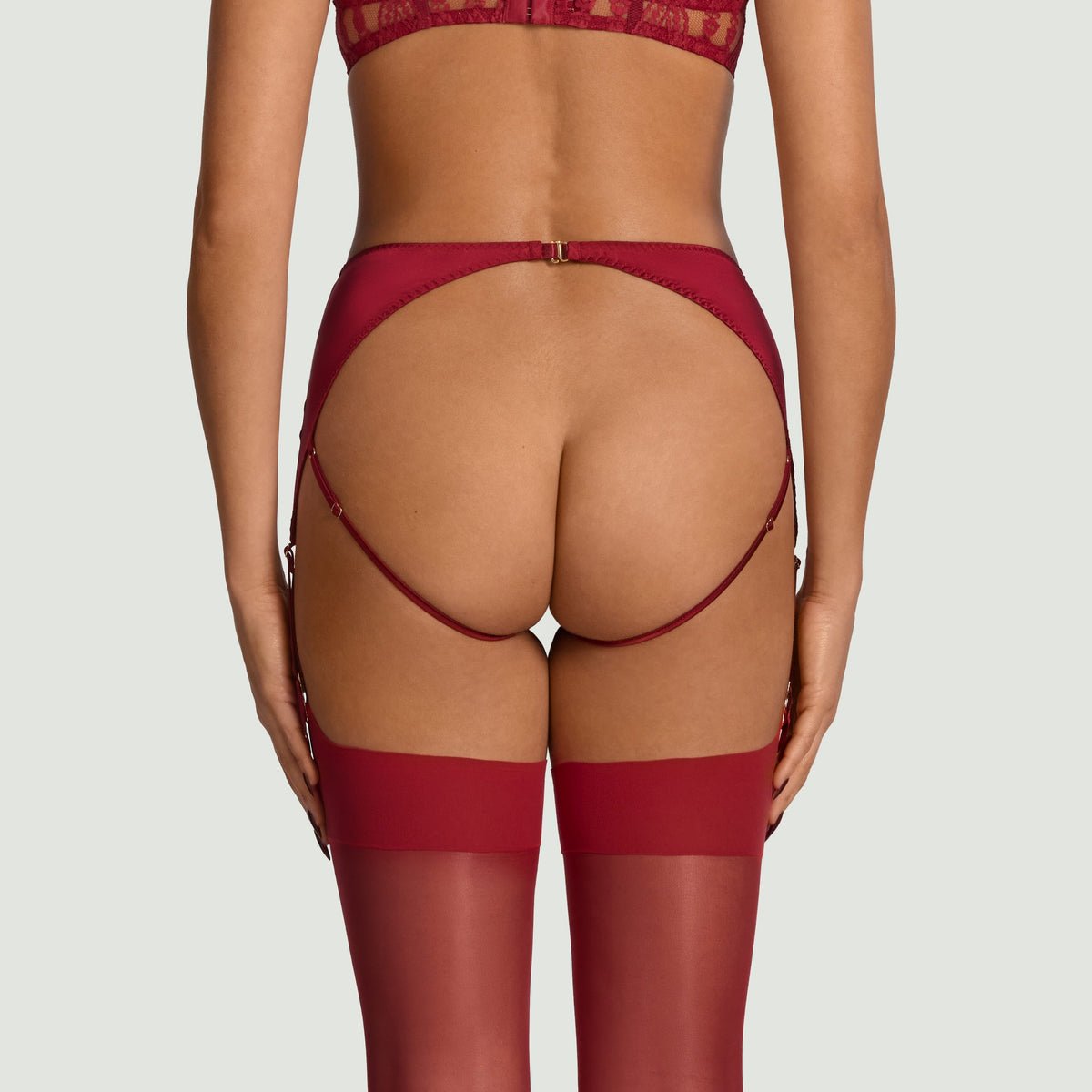 Renata Open Suspender Knicker - back