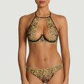 Flavia High Neck Plunge Bra - front